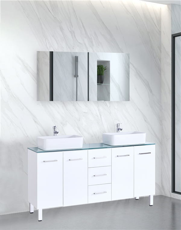 PVC-Schrank modernes Badezimmer GGP02